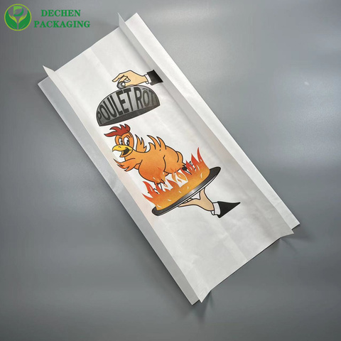 Burger Bag Packag Pink Food Paper Bag Custom Disposable Food Bags Burger Bag Packag Pink Food Paper Bag Custom Disposable Food Bags