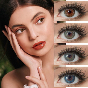 <span class=keywords><strong>Lentilles</strong></span> de contact colorées super naturelles en gros |   <span class=keywords><strong>Lentilles</strong></span> souples annuelles HEMA à 40% d'hydratation, design coréen Haipurecon - Product Image 6