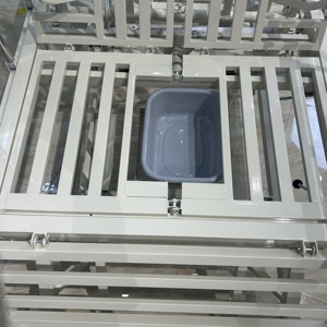 Ruedas silenciosas blancas Cama de cuidado eléctrica multifuncional Cama de cuidado manual de curva completa Tipo de camas de <span class=keywords><strong>hospital</strong></span> - Product Image 3