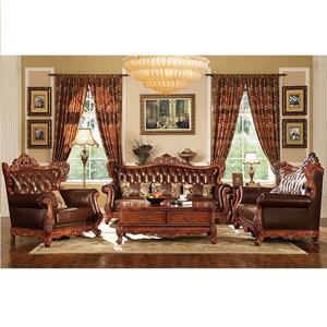 อิตาลีที่ทันสมัยโซฟาหนังออกแบบชุดเฟอร์นิเจอร์ห้องนั่งเล่น WA678 - Product Image 1