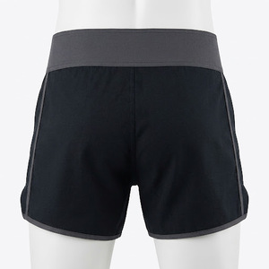 Shorts de boxe Muay Thai pour adultes de haute qualité, logo personnalisé sur le devant, 100% polyester, séchage rapide, respirant, shorts d'entraînement BJJ MMA - Product Image 4