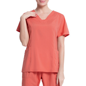 JinTeng 2024, nuevo lanzamiento, uniforme de clínica, uniforme de enfermerí<span class=keywords><strong>a</strong></span> con cuello en V, juegos de limpieza, venta al por mayor, laboratorio, salón de belleza, ropa de trabajo, médico de mascotas, enfermera - Product Image 4