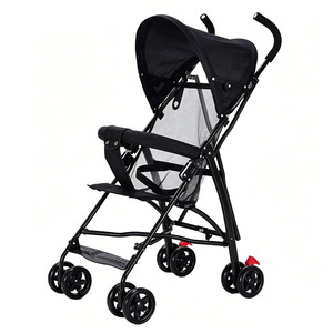 Poussette à quatre roues pour bébé - super légère, pliable, poussette parapluie pour bébé, simple et facile à utiliser, jouet idéal pour les enfants - Product Image 1