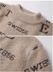 Winter Custom Logo Oem Jacquard Knitwear Men Clothes Men <b>Pullover</b> <b>Sweater</b> Crew Neck Cotton Standard Knitted 100% Cotton - Product Image 5