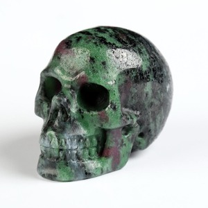 Venta al por Mayor de Cristalhola, Calaveras de Piedra Epidota Zoisita Natural de Alta Calidad, Talladas a Mano, Artesanías, Decoración para el Hogar y Halloween - Product Image 3