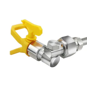 7/8" F-7/8" M Universal Swivel Joint with Sprayer Base Guard Rotation Swivel Joint Adapter Tip for Airless Spray Gun