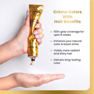 Kit de Coloración Capilar MOEHAIR |   Tinte Permanente para el Cabello 5NN (Castaño Claro Intenso) Revelador de 20 Volúmenes Crema al 6% |   Infundido con Queratina |   Gris - Product Image 3