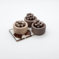 Petit diffuseur d'aromathérapie en bois naturel, artisanat en bois pour la maison, le bureau, la voiture, diffuseur d'huiles essentielles, objet décoratif