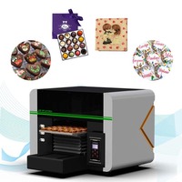 Sonpuu pabrik Cina Mini portabel Digital A4 Inkjet Printer A3 ukuran casing ponsel USB kayu akrilik kaca baru tidak terpakai botol Flex