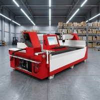 Machine à jet d'eau CNC 5 axes YUANLI avec fonctionnalités multifonctions pour la découpe des bords de pierre 380V/415V/220V