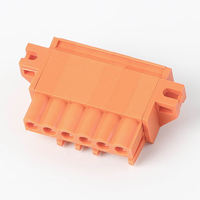 Bloc de bornes enfichable RS MCS5.08 2P 3P 4P, ensemble de connecteurs mâle-femelle, orange PA66 160V 4A