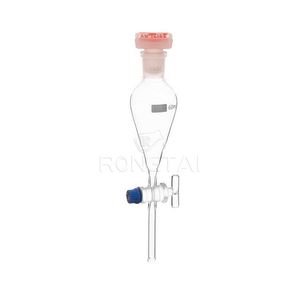 Laboratorium kongtai 500Ml corong pemisah pemasok Tiongkok 1544-2 <span class=keywords><strong>1000</strong></span> <span class=keywords><strong>ML</strong></span> pemisah bentuk corong pir dengan penahan PE - Product Image 4
