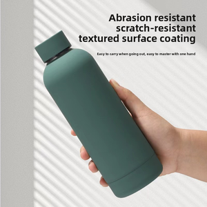 Hot Customized Water <b>Bottles</b> Stainless Steel 500ml Soft Touch Sport Cup Vacuum <b>Flask</b> Drink Sports Thermal <b>Bottle</b> - Product Image 3