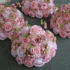 Bó hoa hồng nhân tạo màu hồng sống động như thật bán buôn dành cho đám cưới, tiệc mừng cô dâu, ngày lễ tình nhân, lễ tốt nghiệp, trang trí bàn tiệc - Product Image 1