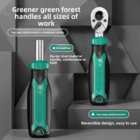 Green Forest OLIVER Set Alat Perawatan Sepeda Motor Universal, Kit Perbaikan, Kunci Ratchet, Obeng, Soket, Aksesoris