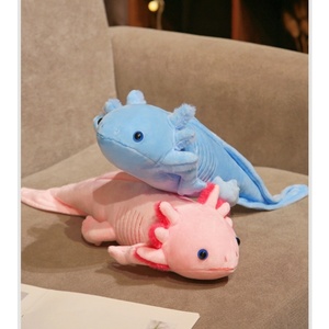 Peluche Axolotl Mignonne, <span class=keywords><strong>Salamandre</strong></span> <span class=keywords><strong>Mexicaine</strong></span> Colorée, Poupée en Peluche Douce, Coussin Hexagonal en Forme de <span class=keywords><strong>Salamandre</strong></span>, Animaux en Peluche - Product Image 2