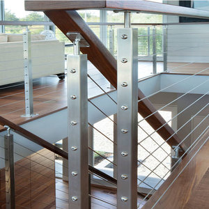 Prima mains courantes contemporaines balustrades de garde-corps modernes en fil de câble pour intérieur <span class=keywords><strong>extérieur</strong></span> maison escalier platelage aluminium <span class=keywords><strong>PVC</strong></span> - Product Image 3