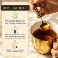 Pâte de résine de Shilajit de l'Himalaya avec Ashwagandha, racine de Maca, acide fulvique, plus de 85 oligo-éléments, OEM, marque privée