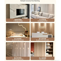 Panneau mural rainuré WPC moderne personnalisé de qualité supérieure, imperméable, insonorisant, décoratif pour salle de bain, entrepôt, intérieur