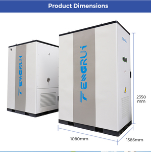 Batterie LiFePO4 tout-en-un haute tension pour refroidissement AC, 261 kWh, 125 kW, stockage d'énergie industriel et commercial - Product Image 4