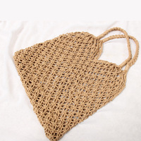 Sac à main bohème en coton pour femmes, au Crochet, multicolore, fourre-tout de plage, nouvelle collection 2020