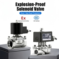Vanne à impulsion anti-explosion, électrovanne antidéflagrante FBDF-10P DN8 10Bar DC12V pour la gestion des pipelines