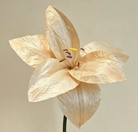 Bunga Lily Realistis Terlaris yang Digunakan untuk Dekorasi Suasana Liburan dan Sebagai Hiasan Pintu dengan Motif Bunga Natal