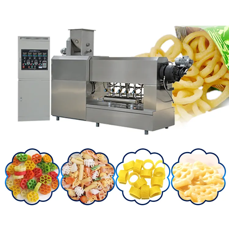 3d 2d Frituren Fryum Papad Twisted Slanty Snack Pellet Voedsel Maakt Plant/Machines/Produceren Apparatuur Lijn