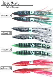 Ingrosso 11cm 5g esche da pesca polpo morbido <span class=keywords><strong>per</strong></span> Jigs colore misto polpo gonne artificiali Jigging esca calamaro gonna polpo - Product Image 4