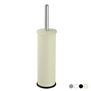 Support pour brosse de toilette, diamètre 9 cm, hauteur 29 cm, finition grise mate, pour utilisation dans la salle de bain - Product Image 1