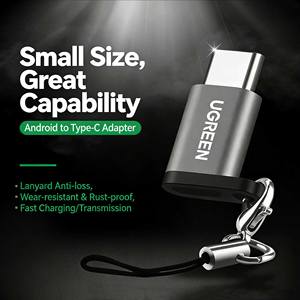 Adaptateur OTG UGREEN USB Type-C vers USB A Mâle vers Femelle pour Téléphone Android, Tablette et Ordinateur Portable - Chargement et Transfert de Données - Product Image 3