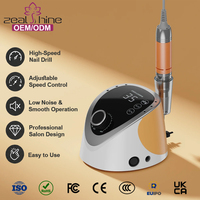 Machine à ongles professionnelle à moteur brossé, lime à ongles électrique de bureau, perceuse à ongles portable, fournitures de salon, polissage OEM/ODM