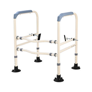 Barra de apoyo para inodoro Hua Ensheng, ajustable, antideslizante, montada en la pared, para personas mayores, barandillas de seguridad para baño - Product Image 1