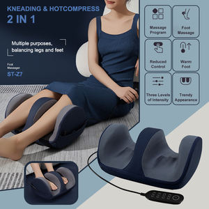 Fabriek Voorraad Voeten Kuit Elektrische Voetmassage Machine <span class=keywords><strong>Mat</strong></span> Met Warmte Afstandsbediening Bevordert De Bloedcirculatie - Product Image 2