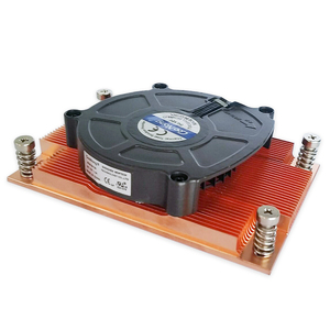 1U Server Cooler Pure Copper Skived Fin 165W TDP Heatsink With Two for EPYC Socket SP3/TR4 CPU 1U Server CPU Cooler - Product Image 5