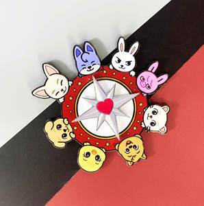 Imán para Refrigerador, de Aleación Metálica Plateada, con Esmalte, Diseño 3D, Anime, Vintage, Té, Viajes, Dibujos Animados - Product Image 5