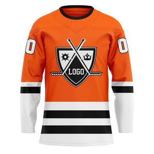 2025 Maillots de hockey sur glace personnalisés de conception drôle Maillot de hockey sublimé avec technique de broderie Maillot de hockey vierge - Product Image 5