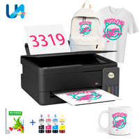 Impresora de Transferencia Térmica Epson NUEVA L3319, la Más Económica para Imprimir Gorras, Tazas, Platos, Papel de Transferencia Térmica e Impresión con Tinta