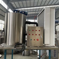 Máquina de Hielo en Escamas Haiyue de 2 y 3 Toneladas, Fabricante de Hielo en Escamas Industrial con Certificación CE, Máquina Comercial para Hacer Hielo en Escamas para Pescado