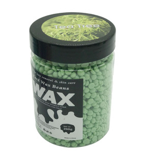 Granos de cera para depilación, granos de cera de colofonia sólida embotellada de 300g400g, sin papel, 15 colores - Product Image 5