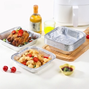 Conteneur en <span class=keywords><strong>aluminium</strong></span> de qualité supérieure pour boîte repas BBQ et récipient alimentaire rond en <span class=keywords><strong>aluminium</strong></span> avec couvercle pour grillades et gâteaux aux fruits - Product Image 6