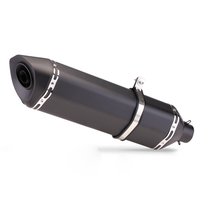 Silencieux d'échappement universel pour moto modifié, hexagonal rond, 51 mm, 570 mm, pour Z650 Mt07 Cbr250rr Crf150 Mt03 Mt15