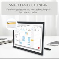 OEM ODM kalender Digital 27 inci Android pasang di dinding tampilan layar sentuh jadwal keluarga perencana mingguan kalender pintar