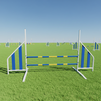 Obstacles d'agility pour chien en aluminium GW, sauts et ailes pour chien avec design écologique