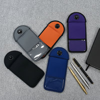 Sac pour téléphone portable pour accessoires iPhone, étui en néoprène pour téléphone, logo personnalisé, pochette pour téléphone avec fermeture magnétique