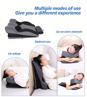 Ensemble de coussins orthopédiques réglables en spandex/lin, anti-bactériens et ignifuges, pour soutien lombaire et assise thérapeutique