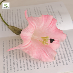 Flores artificiales Datura <span class=keywords><strong>Stramonium</strong></span> de 2 cabezas, PU, tacto Real, centro de mesa para el hogar, decoración de boda, venta al por mayor - Product Image 6