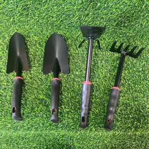 Garden Hand Tools Steel Shovel Rake Set With Black Handle For Digging Planting Beachcombing - Product Image 2