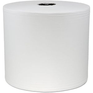 Boardwalk 9 X 13 White Hydrospun Wipers Strong Absorbent <b>Industrial</b> Disposable <b>Wipes</b> 1,100/Roll for Commercial Cleaners - Product Image 2
