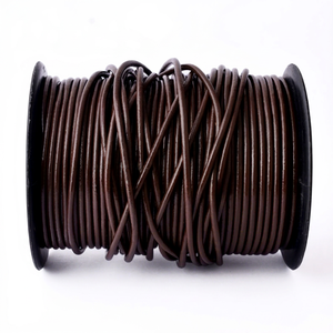 3mm Premium Real Leather <b>Rope</b> Cord DIY/Macrame Bead Caps Pearls Jewelry Making Craft Supplies | Wholesale OEM/ODM Jewelry - Product Image 1